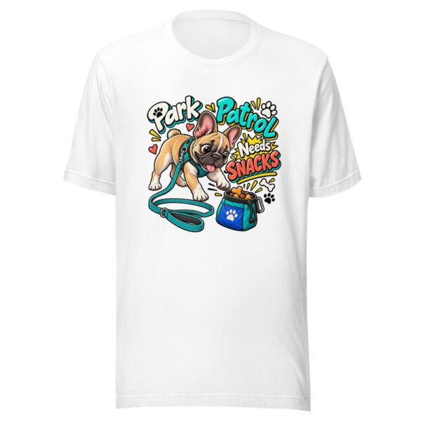 Park Patrol Needs Snacks Graphic Tee mockup 5