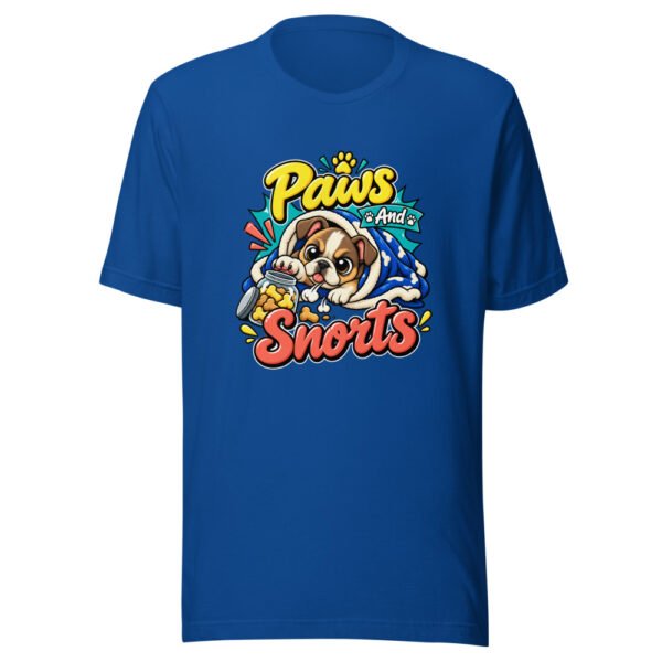 Paws And Snorts Graphic Tee mockup 1 Paws And Snorts Graphic Tee front view