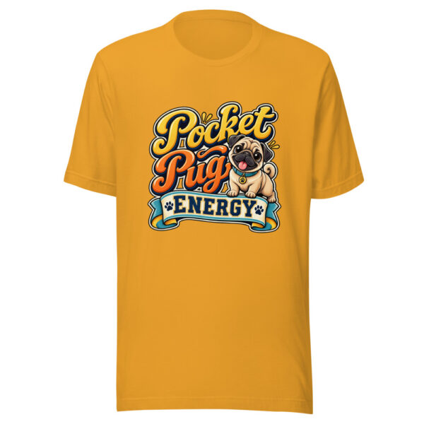 Pocket Pug Energy Graphic Tee mockup 3 Pocket Pug Energy Graphic Tee mockup 3