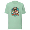 Pug Hug Department Graphic Tee front view