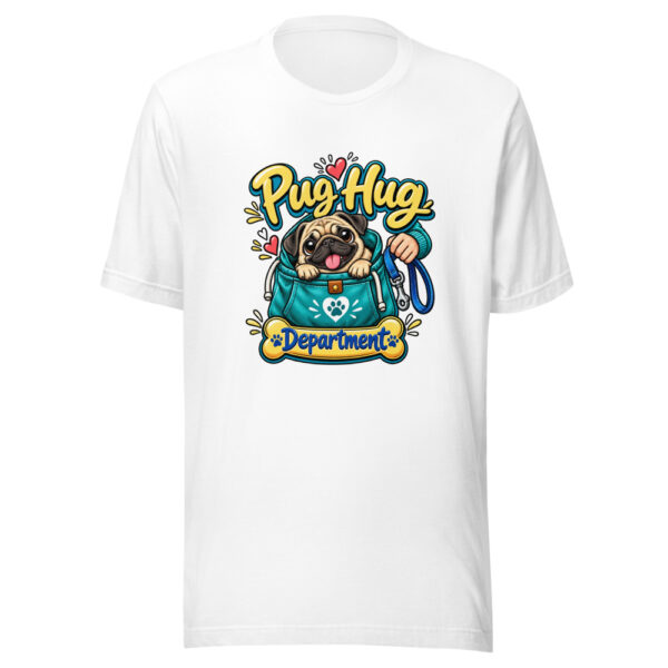 Pug Hug Department Graphic Tee mockup 5 Pug Hug Department Graphic Tee mockup 5