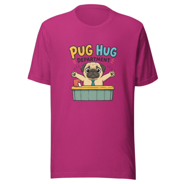 Pug Hug Department Puppy-micro-scene-doodle Graphic Tee mockup 2 Pug Hug Department Puppy-micro-scene-doodle Graphic Tee mockup 2
