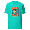 Pug On A Power Trip Pug-power-trip-pun Graphic Tee mockup 2