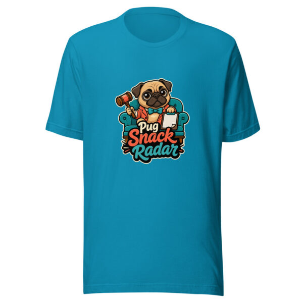 Pug Snack Radar Graphic Tee mockup 2 Pug Snack Radar Graphic Tee mockup 2