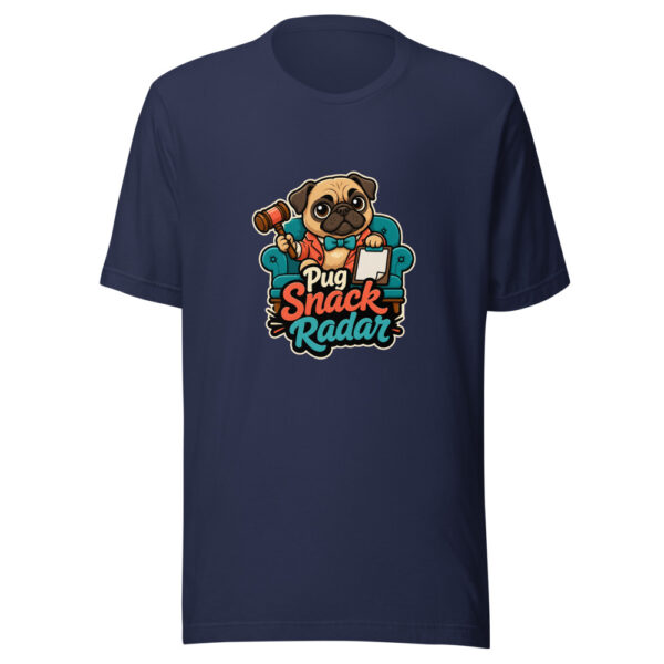 Pug Snack Radar Graphic Tee mockup 6 Pug Snack Radar Graphic Tee mockup 6