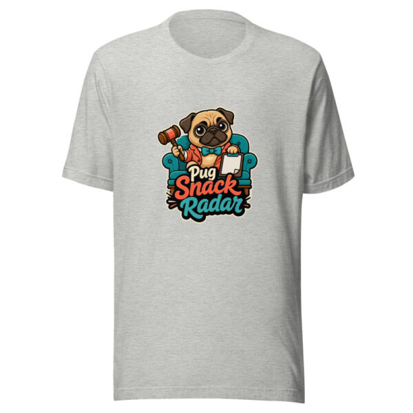 Pug Snack Radar Graphic Tee mockup 7 Pug Snack Radar Graphic Tee mockup 7