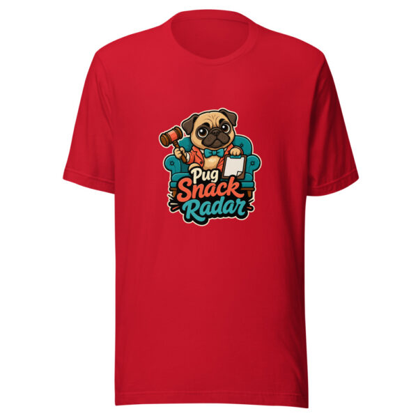 Pug Snack Radar Graphic Tee mockup 8 Pug Snack Radar Graphic Tee mockup 8