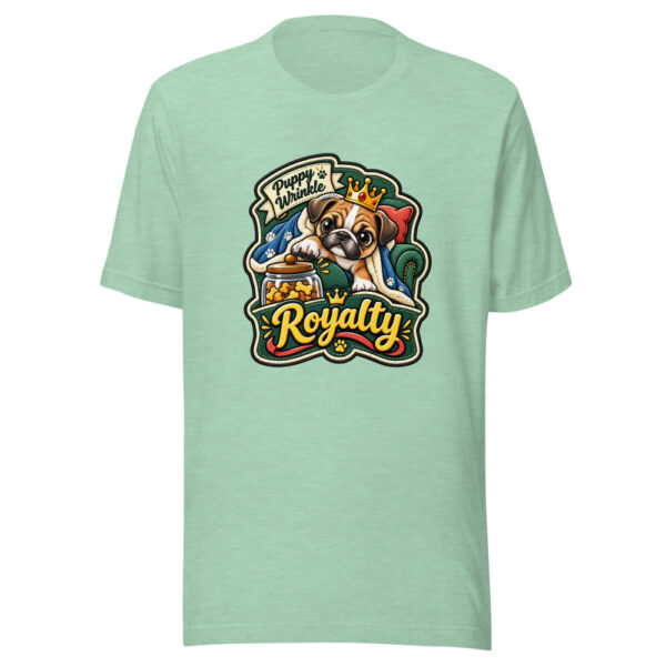 Puppy Wrinkle Royalty Graphic Tee mockup 1 Puppy Wrinkle Royalty Graphic Tee front view