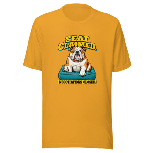 Seat Claimed. Negotiations Closed. Seat-claimed-negotiations-closed Graphic Tee front view