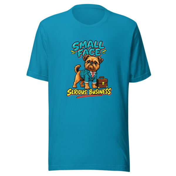 Small Face, Serious Business Griffon-serious-business Graphic Tee mockup 2 Small Face, Serious Business Griffon-serious-business Graphic Tee mockup 2