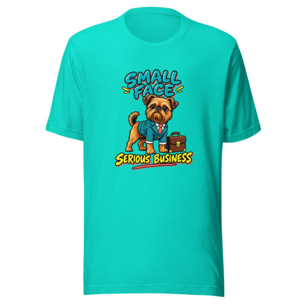 Small Face, Serious Business Griffon-serious-business Graphic Tee mockup 3 Small Face, Serious Business Griffon-serious-business Graphic Tee mockup 3
