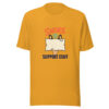 Snore Support Staff Graphic Tee mockup 1 Snore Support Staff Graphic Tee front view