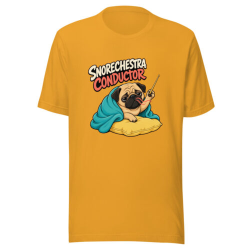 Snorechestra Conductor Graphic Tee mockup 1 Snorechestra Conductor Graphic Tee front view
