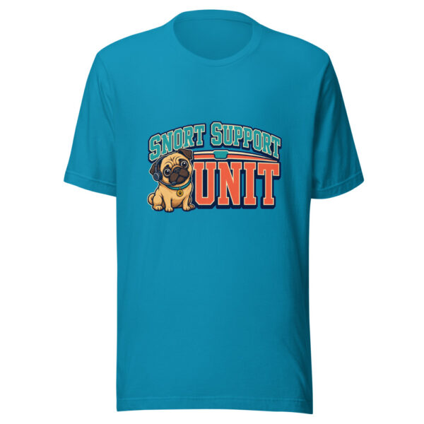 Snort Support Unit Graphic Tee mockup 1 Snort Support Unit Graphic Tee front view
