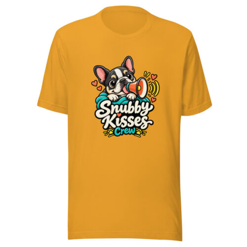 Snubby Kisses Crew Graphic Tee front view