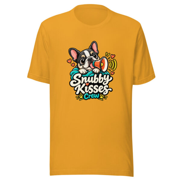 Snubby Kisses Crew Graphic Tee mockup 1 Snubby Kisses Crew Graphic Tee front view