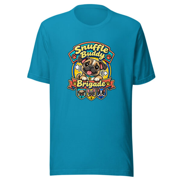 Snuffle Buddy Brigade Graphic Tee mockup 2 Snuffle Buddy Brigade Graphic Tee mockup 2