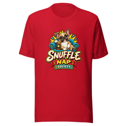 Snuffle Nap Society Graphic Tee mockup 1 Snuffle Nap Society Graphic Tee front view