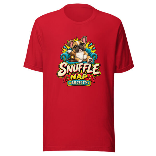 Snuffle Nap Society Graphic Tee mockup 1 Snuffle Nap Society Graphic Tee front view