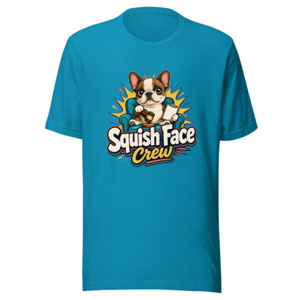 Squish Face Crew Graphic Tee mockup 1 Squish Face Crew Graphic Tee front view