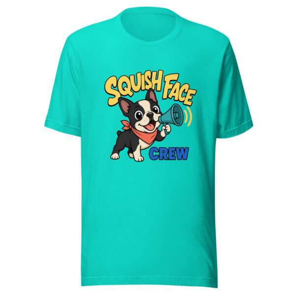 Squish Face Crew Graphic Tee mockup 3 Squish Face Crew Graphic Tee mockup 3