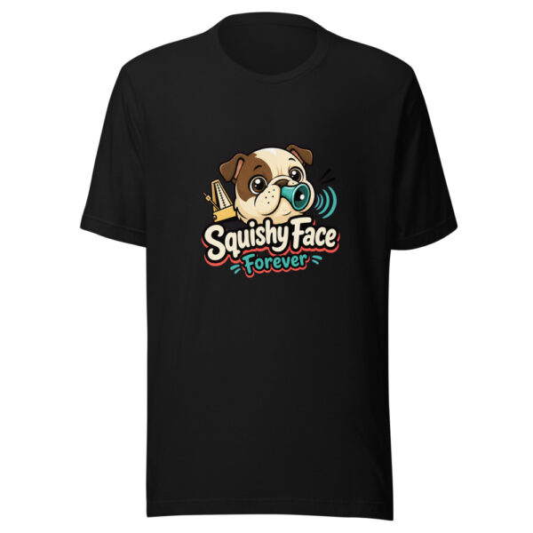 Squishy Face Forever Graphic Tee mockup 4