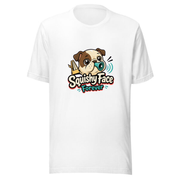 Squishy Face Forever Graphic Tee mockup 5