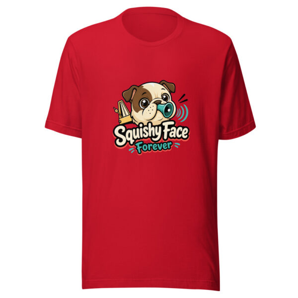 Squishy Face Forever Graphic Tee mockup 8