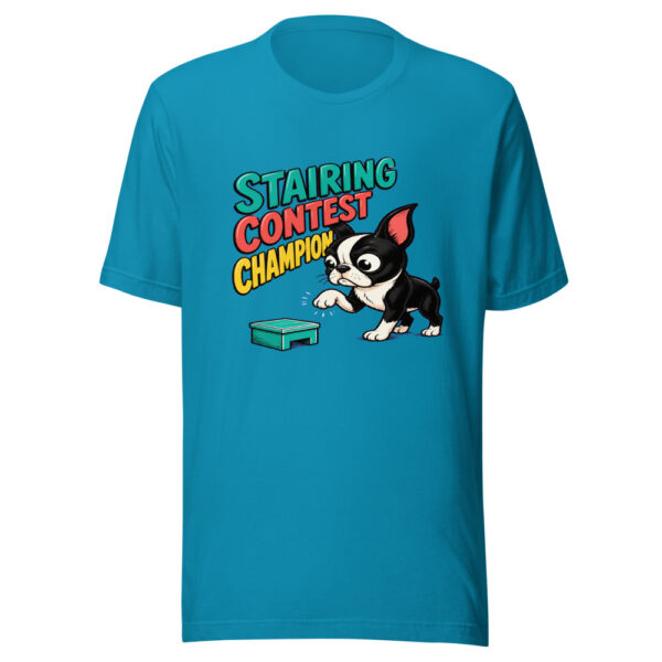 Stairing Contest Champion Graphic Tee mockup 2 Stairing Contest Champion Graphic Tee mockup 2