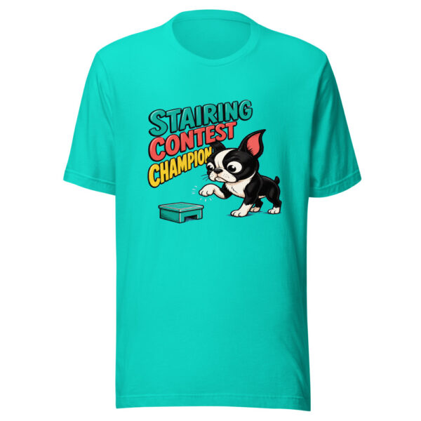 Stairing Contest Champion Graphic Tee mockup 3 Stairing Contest Champion Graphic Tee mockup 3