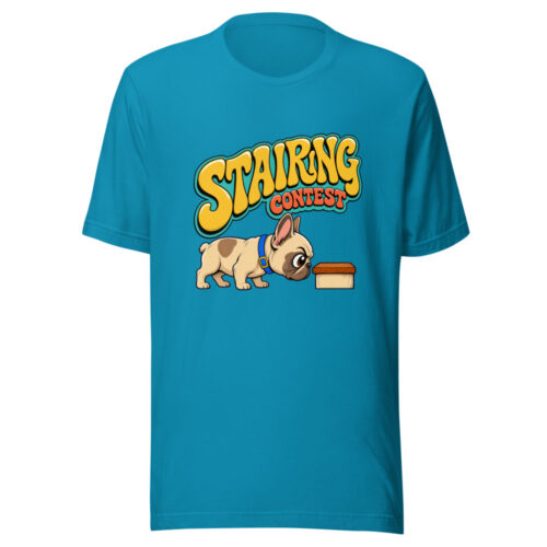Stairing Contest Graphic Tee mockup 1 Stairing Contest Graphic Tee front view