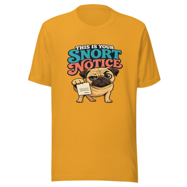 This Is Your Snort Notice Graphic Tee mockup 3 This Is Your Snort Notice Graphic Tee mockup 3