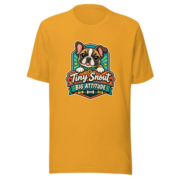 Tiny Snout Big Attitude Graphic Tee mockup 3 Tiny Snout Big Attitude Graphic Tee mockup 3