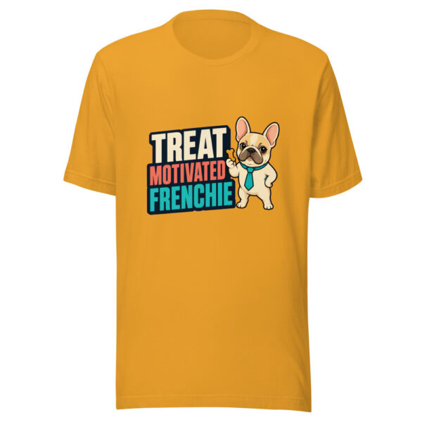 Treat Motivated Frenchie Tiny-boss-energy-2026 Graphic Tee mockup 3 Treat Motivated Frenchie Tiny-boss-energy-2026 Graphic Tee mockup 3
