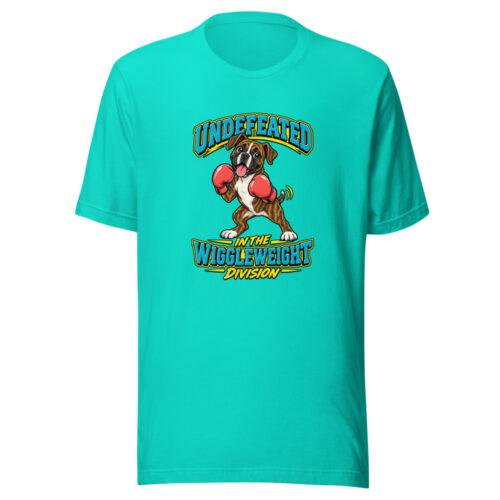 Undefeated In The Wiggleweight Division Wiggleweight-division Graphic Tee mockup 1 Undefeated In The Wiggleweight Division Wiggleweight-division Graphic Tee front view