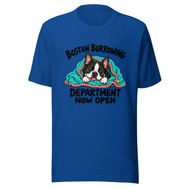 Boston Burrowing Department Now Open Graphic Tee mockup 3 Boston Burrowing Department Now Open Graphic Tee mockup 3