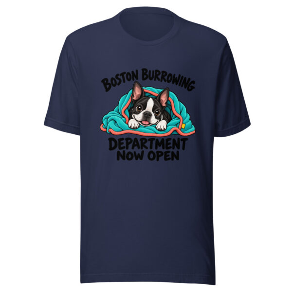 Boston Burrowing Department Now Open Graphic Tee mockup 6 Boston Burrowing Department Now Open Graphic Tee mockup 6
