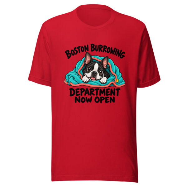 Boston Burrowing Department Now Open Graphic Tee mockup 8 Boston Burrowing Department Now Open Graphic Tee mockup 8