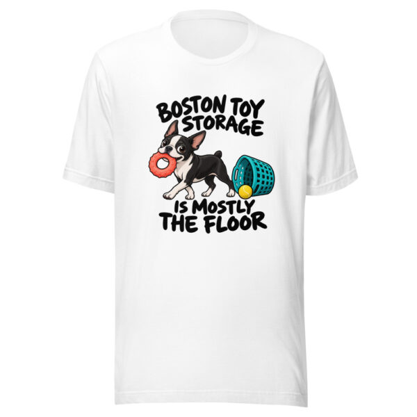 Boston Toy Storage Is Mostly The Floor Graphic Tee mockup 5 Boston Toy Storage Is Mostly The Floor Graphic Tee mockup 5