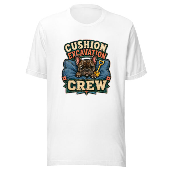Cushion Excavation Crew Couch-humor Graphic Tee mockup 6 Cushion Excavation Crew Couch-humor Graphic Tee mockup 6