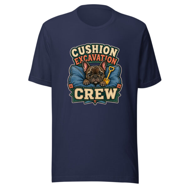 Cushion Excavation Crew Couch-humor Graphic Tee mockup 7 Cushion Excavation Crew Couch-humor Graphic Tee mockup 7