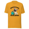 Departure Requires Frenchie Approval Graphic Tee mockup 3 Departure Requires Frenchie Approval Graphic Tee mockup 3