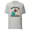 Departure Requires Frenchie Approval Graphic Tee mockup 7 Departure Requires Frenchie Approval Graphic Tee mockup 7