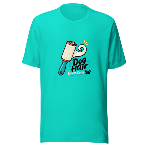 Dog Hair Dress Code Graphic Tee mockup 3 Dog Hair Dress Code Graphic Tee mockup 3