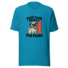 Every Door Needs A Pug Escort Graphic Tee mockup 1 Every Door Needs A Pug Escort Graphic Tee front view