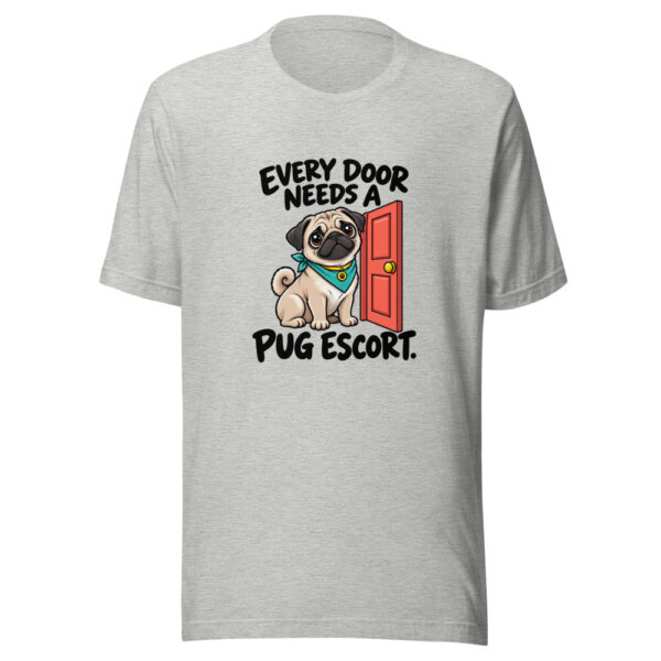 Every Door Needs A Pug Escort Graphic Tee mockup 7 Every Door Needs A Pug Escort Graphic Tee mockup 7