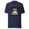 Frenchie Claims The Towel Throne Graphic Tee mockup 6 Frenchie Claims The Towel Throne Graphic Tee mockup 6