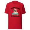 Frenchie Claims The Towel Throne Graphic Tee mockup 8 Frenchie Claims The Towel Throne Graphic Tee mockup 8