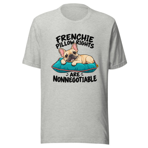 Frenchie Pillow Rights Are Nonnegotiable Graphic Tee mockup 7 Frenchie Pillow Rights Are Nonnegotiable Graphic Tee mockup 7
