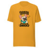 Frenchie Reception Depends On Snacks Graphic Tee mockup 3 Frenchie Reception Depends On Snacks Graphic Tee mockup 3